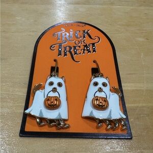 NWT Bella Jack 👻 Ghost Dog Earrings